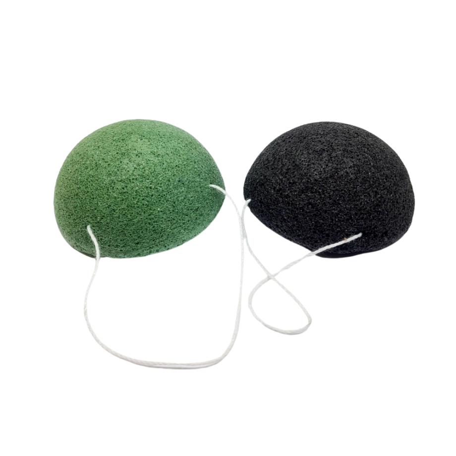 Konjac Sponge with Charcoal or Green Tea
